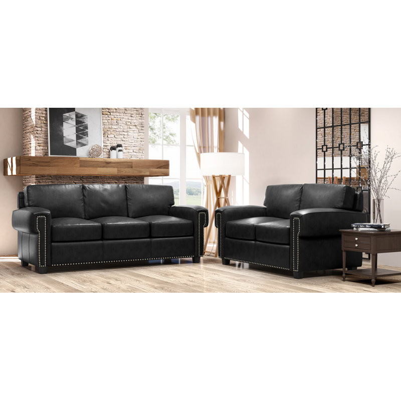 Wayfair Leather Living Room Furniture : Bella 2pc Sofa And Loveseat